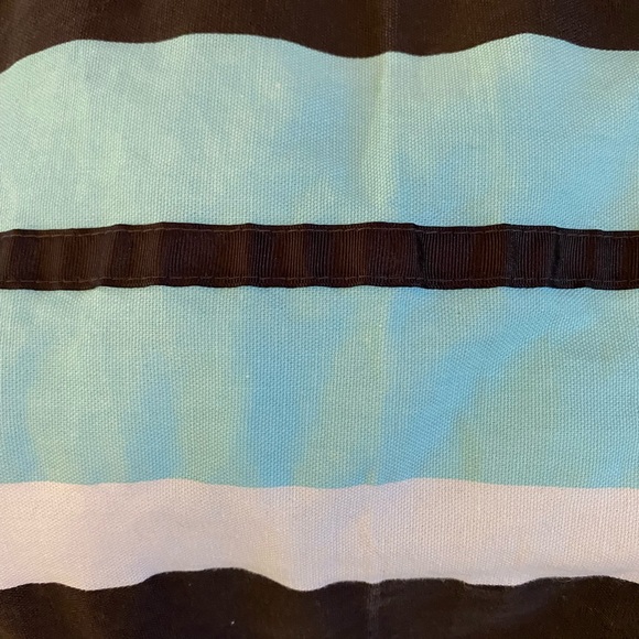 Kate Spade used Shower Curtain with Ribbons stripes- in Great condition - Picture 2 of 6